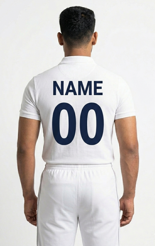 Half sleeve jersey with name and number printed tshirts and track pant