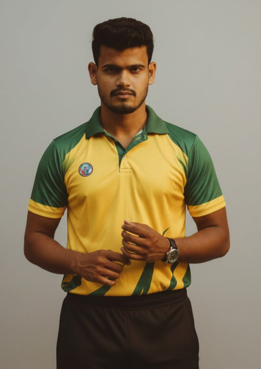 Half sleeve jersey with name and number printed tshirts