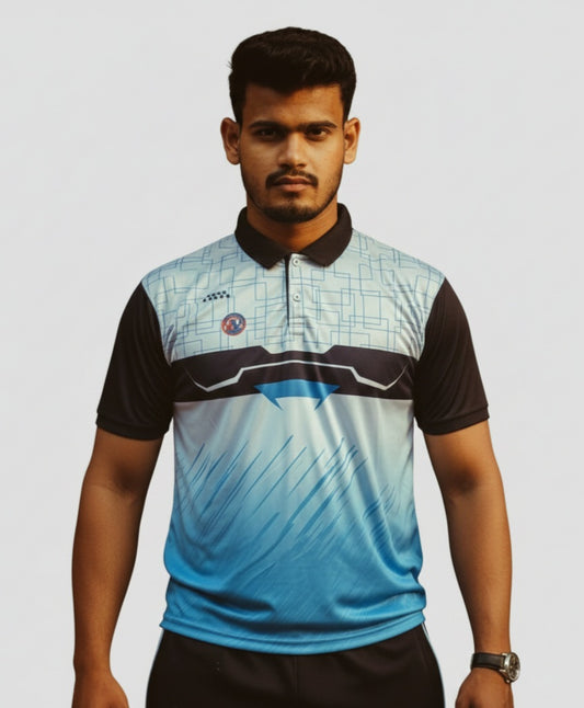 Half sleeve jersey with name and number printed tshirts white and black