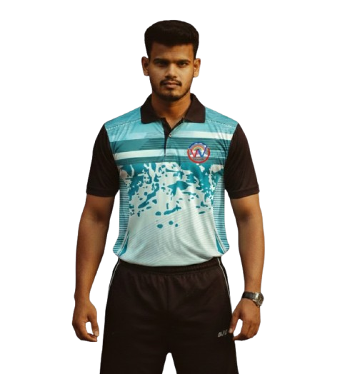 Half sleeve jersey with name and number printed tshirts white and