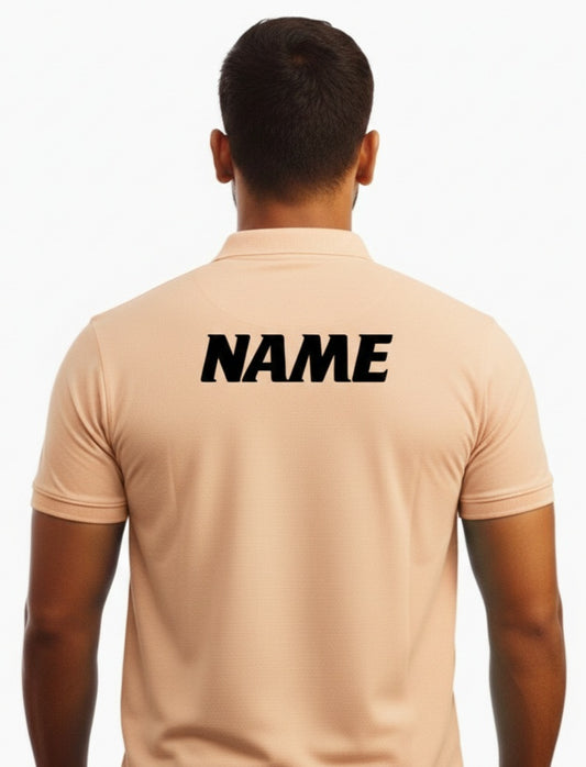 Half sleeve jersey with name and number printed tshirts